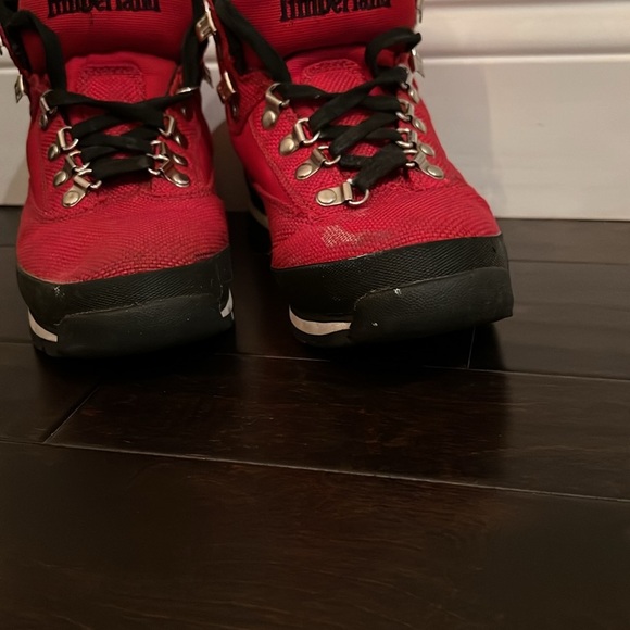 Timberland Red Boots GUC 7 - Picture 2 of 13